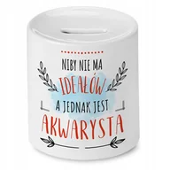 Skarbonki - Skarbonka Dla Akwarysty na Urodziny Prezent z Nadrukiem ze Zdjęciem - miniaturka - grafika 1