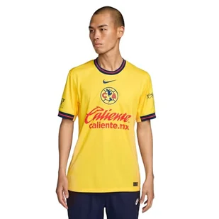 Nike Club America Shirt Ca Mnk Df JSY Ss Stad Hm, Tour Yellow/Valerian Blue, FN8778-720, M - Moda i Uroda OUTLET - miniaturka - grafika 1
