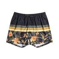 Spodenki męskie - Męskie Szorty QUIKSILVER FLORAL 15 M JAMV EQYJV04015-KVJ6 – Czarny - miniaturka - grafika 1