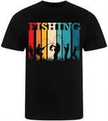 Koszulki męskie - KOSZULKA MĘSKA NADRUK DLA WĘDKARZA TATY MĘŻA DZIADKA PREZENT PREMIUM S - miniaturka - grafika 1