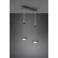 Lampy sufitowe - Trio Franklin LED lampa wisząca 2-punktowa antracyt 326510242 - miniaturka - grafika 1