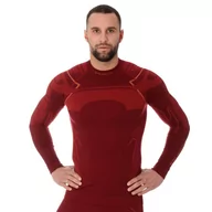 Bluzy narciarskie - Bluza termoaktywna męska narciarska Brubeck Thermo - M - miniaturka - grafika 1