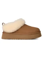 Botki damskie - UGG Skórzane botki "Tazzelle" w kolorze jasnobrązowym - miniaturka - grafika 1