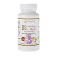 Witaminy i minerały - Progress Labs Progress Labs Niacyna Witamina B3 (PP) 50 mg + Inulina - 60 kapsułek - miniaturka - grafika 1