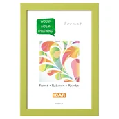 Ramki na zdjęcia - Ramka drewniana PINIA 14 PAK 10 x 15 cm zielony - miniaturka - grafika 1