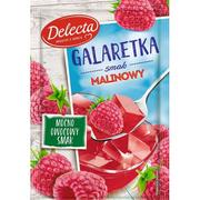 Galaretki - Delecta Galaretka smak malinowy 70 g - miniaturka - grafika 1