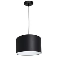 Lampy sufitowe - Luminex Arden 3472 Lampa wisząca zwis 1x60W E27 czarny/biały - miniaturka - grafika 1