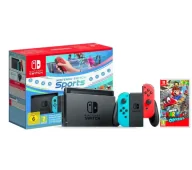 Konsole Nintendo - Nintendo Switch Joy-Con v2 Czerwono-niebieski Sports Set + Nintendo Online 365dni + Super Mario Odyssey - miniaturka - grafika 1