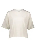 Koszulki i topy damskie - JDY Koszulka "Kallas" w kolorze kremowym - miniaturka - grafika 1