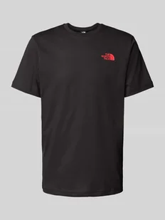 T-shirt z nadrukiem z logo - Koszulki męskie - miniaturka - grafika 1