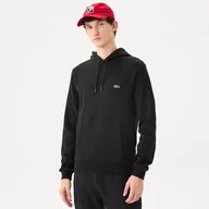 Bluzy męskie - Lacoste męska bluza z kapturem z bawełny organicznej - miniaturka - grafika 1