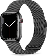 Akcesoria do smartwatchy - PASEK DO ZEGARKA CZARNY APPLE WATCH 45/44/42/41/40/38 8/7/6/5/4/3/2 ETUI 22mm - miniaturka - grafika 1