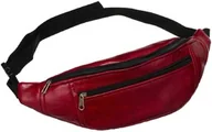 Nerki - Saszetka Damska Na Pas Biodrówka Nerka Polska Galanteria (PL) Skóra Ekologiczna SASZ-01 CZERWONA 37 x 11 x 8 [cm] - miniaturka - grafika 1