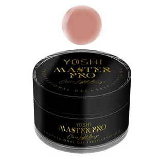Yoshi - Żel Samopoziomujący UV/LED Master Pro Cover Light Beige 15ml - Żele do paznokci - miniaturka - grafika 3