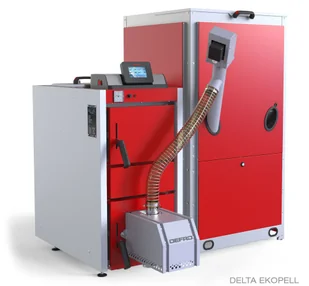 Kocioł DEFRO DELTA EKOPELL 25kW - Piece i kotły grzewcze - miniaturka - grafika 1
