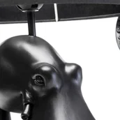 Lampy stojące - Lampa stołowa Kare Octopus, czarna, tekstylna, wysokość 47 cm - miniaturka - grafika 1