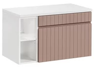 Szafki łazienkowe - Szafka podumywalkowa, Iconic, 80x46x46 cm, różowy, mat - miniaturka - grafika 1