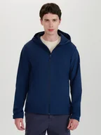 Kurtki męskie - Męski softshell z kapturem 4F 4FWSS25TSOFM324 - granatowy - miniaturka - grafika 1