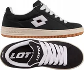 Buty sportowe męskie - Lotto Yarin 2400270U-1110 Czarne 41 - miniaturka - grafika 1