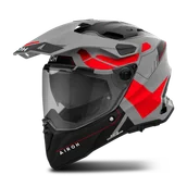 Kaski motocyklowe - Kask Integralny Airoh Commander 2 Reveal Czerwony fluorescencyjny matowyS - miniaturka - grafika 1