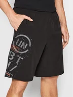 Spodnie sportowe męskie - 4F Szorty sportowe SKMF203 Czarny Regular Fit - miniaturka - grafika 1