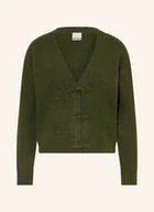 Swetry damskie - Ichi Kardigan Ihdasila blau - miniaturka - grafika 1