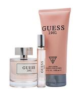 Zestawy perfum damskich - GUESS Guess 1981 zestaw Edt 100 ml + Mleczko do ciała 200 ml + Edt 15 ml dla kobiet - miniaturka - grafika 1