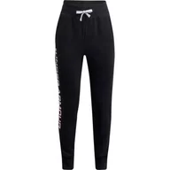 Odzież sportowa dziecięca - Spodnie dresowe dziewczęce Under Armour Rival Fleece Joggers - miniaturka - grafika 1