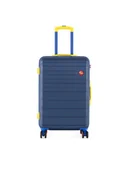 Nerki - Semi Line Walizka średnia T5847-2 Granatowy - miniaturka - grafika 1