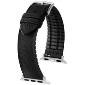 Akcesoria do smartwatchy - Pasek HIRSCH Arne do Apple Watch 38/40/41 Czarny Adapter - miniaturka - grafika 1
