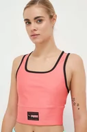 Koszulki sportowe damskie - Puma top treningowy Fit Eversculpt kolor różowy - miniaturka - grafika 1