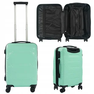 KABINOWA WALIZKA PODRÓŻNA na KÓŁKACH BAGAŻ PODRĘCZNY 34 L ABS Twarda Lekka - Walizki KABINOWA WALIZKA PODRÓŻNA na KÓŁKACH BAGAŻ PODRĘCZNY 34 L ABS Twarda Lekka - Walizki - miniaturka - grafika 1