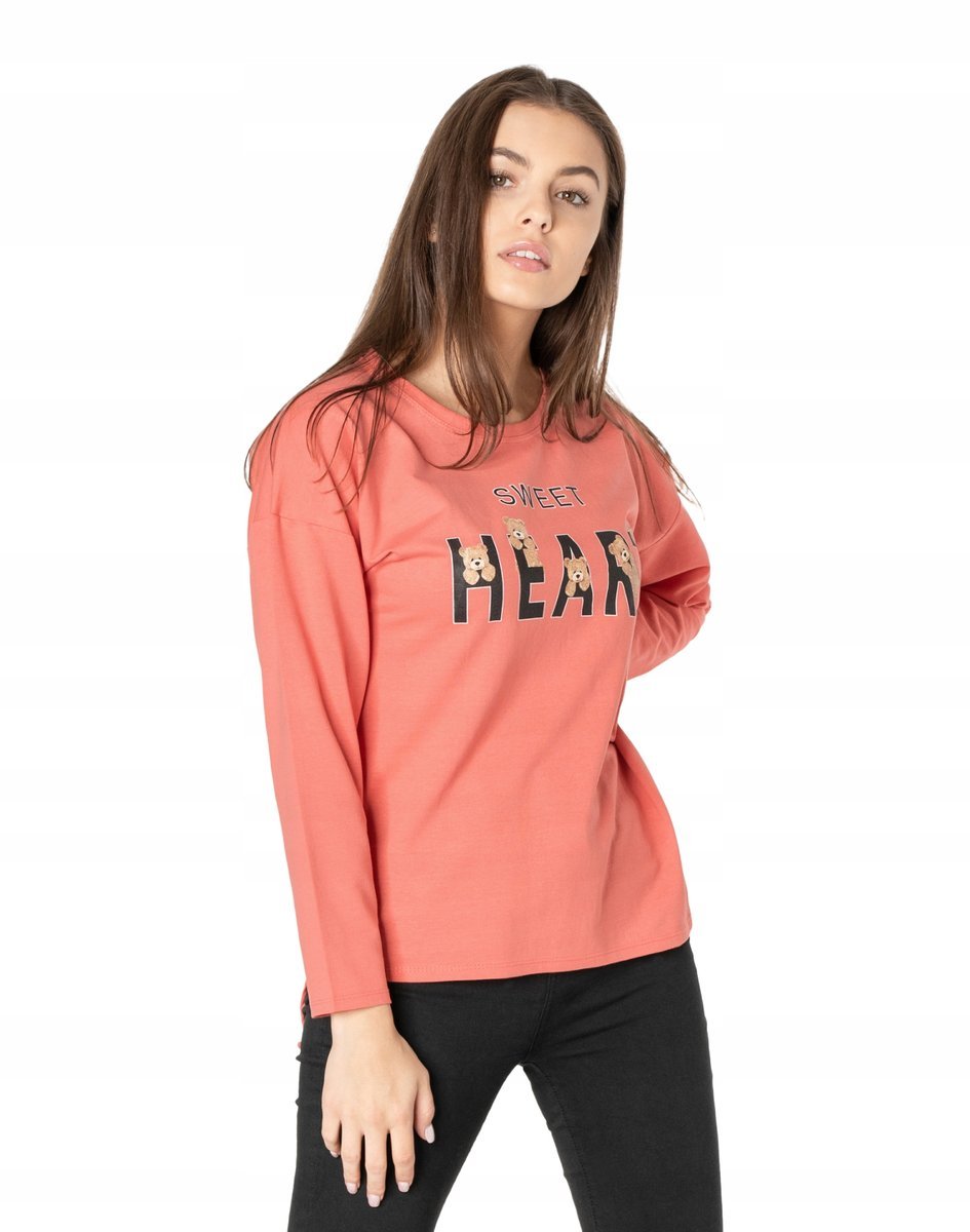 Bluzka Damska Koszulka z Długim Rękawem KL03-01 S