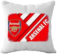 Gadżety dla niej i dla niego - Poduszka Arsenal 40x40cm z Napisem w Zestawie Piłkarski Napis WKŁAD - miniaturka - grafika 1