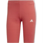 Legginsy - Spodenki damskie adidas Tight 3-Stripes Bike Shorts koralowe HF1862 S - miniaturka - grafika 1
