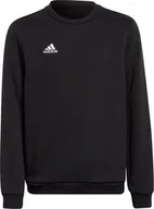 Bluzy damskie - Bluza dla dzieci adidas Entrada 22 Sweat Top czarna H57474-152cm - miniaturka - grafika 1