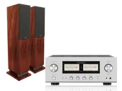 Zestawy stereo - Luxman L-505Z (srebrny) + Response D30RS (wiśnia) - miniaturka - grafika 1