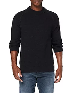 Superdry Męska bluza z kapturem Keystone Crew Skateboarding, Downhill Navy Twist, S - Bluzy męskie - miniaturka - grafika 1