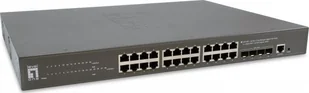 Level One GTP-2871 28-Port L3 Lite Managed Gigabit PoE Switch 57082303201 - Switche - miniaturka - grafika 1