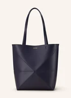 Torebki damskie - Loewe Torba Shopper Puzzle Fold blau - miniaturka - grafika 1