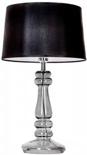 4concepts Petit Trianon Transparent Black lampa stołowa 1-punktowa czarny/biały L051361249 L051361249 - Lampy stojące - miniaturka - grafika 1
