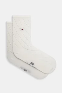 Tommy Hilfiger skarpetki damskie kolor biały 701228933 - Skarpetki damskie - miniaturka - grafika 1