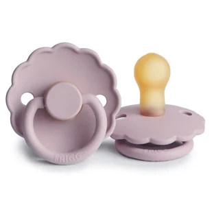 FRIGG smoczek 6-18m. Daisy Kauczuk Lilac Soft - Smoczki uspokajające - miniaturka - grafika 1