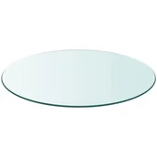 Blaty meblowe i parapety okienne - Blat stołu szklany okrągły 700 mm - miniaturka - grafika 1
