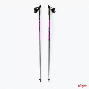 Kije Nordic Walking Fizan Runner 40% Carbon Pink - Kije trekkingowe - miniaturka - grafika 1
