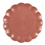 Talerze - Fernity Talerz obiadowy Iris 25,5cm różowy - miniaturka - grafika 1