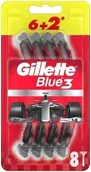 Maszynki do golenia i wkłady - Gillette Blue3Nitro Jednorazowa maszynka 6+2 - miniaturka - grafika 1