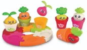 Układanki dla dzieci - Układanka edukacyjna Doniczki - zabawka - miniaturka - grafika 1