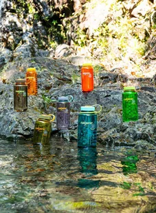 Butelka turystyczna Nalgene Wide Mouth Sustain 1 l - purple - Kuchnia turystyczne i akcesoria - miniaturka - grafika 5