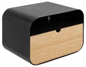 Szafki nocne - Szafka nocna Joliet Czarna - miniaturka - grafika 1